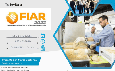 Presentación de la Marca  Sectorial, Maquinaria Argentina para Alimentos en Expo FIAR, Rosario.