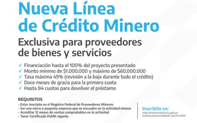Registro Federal de Proveedores Mineros y Nueva Línea de Crédito para Proveedores de Bienes y Servicios Mineros
