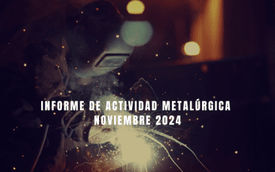 Se encuentra disponible el Informe de ADIMRA sobre la actividad metalúrgica. Noviembre 2024