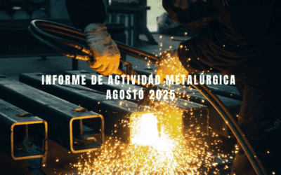 Se encuentra disponible el Informe de ADIMRA sobre la actividad metalúrgica de Agosto 2025