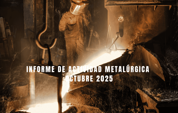 Se encuentra disponible el Informe de ADIMRA sobre la actividad metalúrgica de Octubre 2025