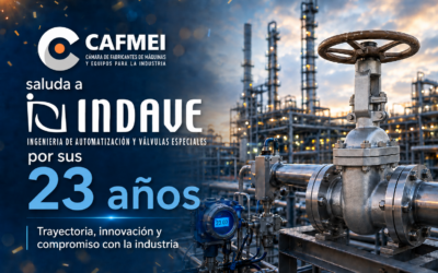 CAFMEI saluda a INDAVE por sus 23 años de trayectoria