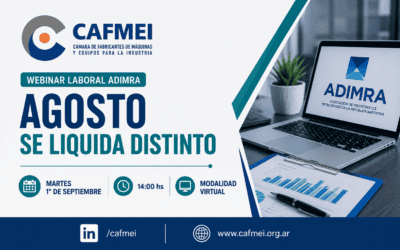 CAFMEI invita al webinar laboral organizado por ADIMRA