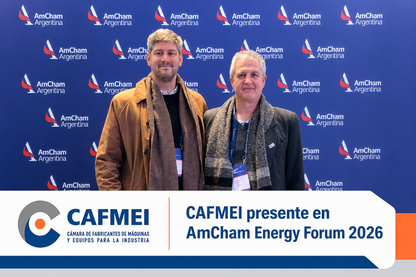 Pablo Rufino y Jorge Scian en el AmCham Energy Forum 2026